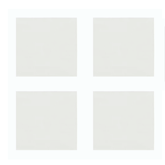 Jogo de Guardanapos Home Branco 40cm 4 Peças - Ela Decora